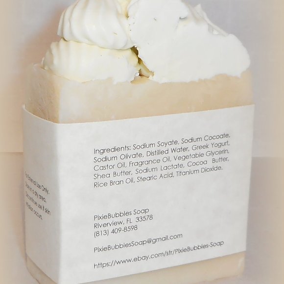 Handmade Soap Bar Coconut Oil SCENTLESS - Picture 3 of 3